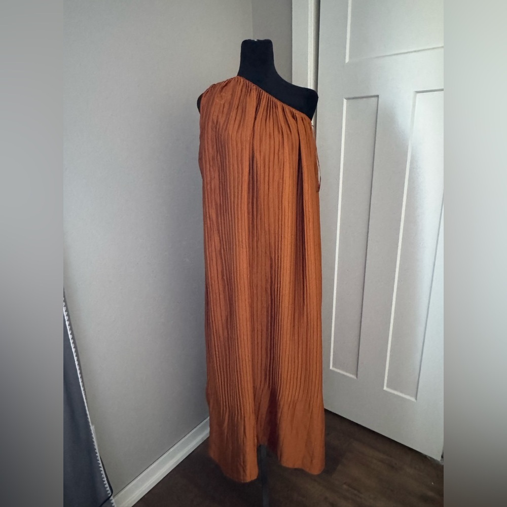 Tome Pleated One Shoulder Gown XS - Picture 3 of 6